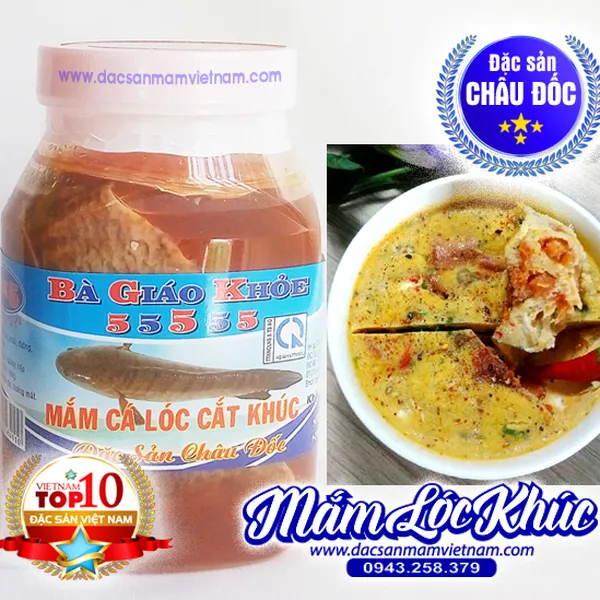 Mắm cá lóc cắt khúc - Đặc sản Châu Đốc