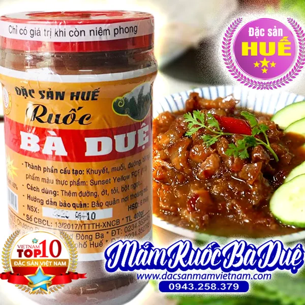 Mắm ruốc Bà Duệ Huế