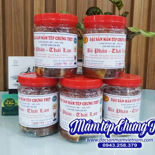 Mắm tép chưng thịt Hàng Bè - Thương hiệu Bà Phán