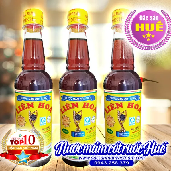 Nước mắm cốt ruốc Liên Hoa - Đặc sản Huế