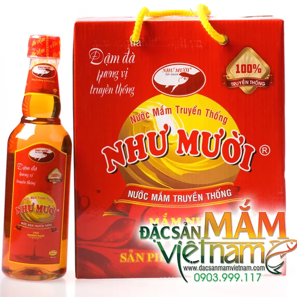 Nước mắm Như Mười - Đặc sản Tam Quan Bình Định