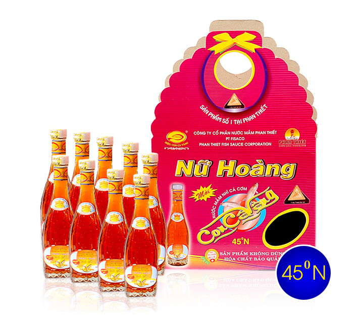 Nước mắm nữ hoàng hiệu con cá vàng 45ml