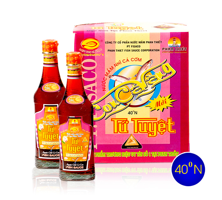 Nước mắm Tứ Tuyệt chai thủy tinh 490ml