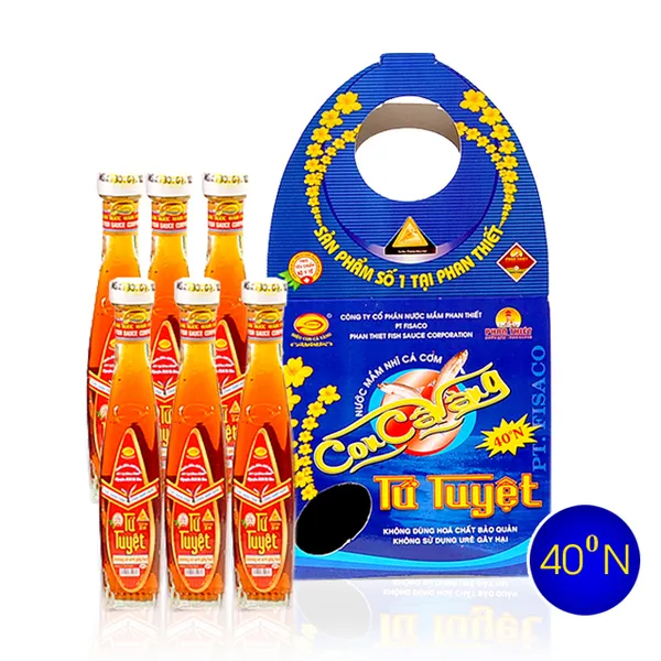 Nước mắm tứ tuyệt hiệu con cá vàng chai 27ml