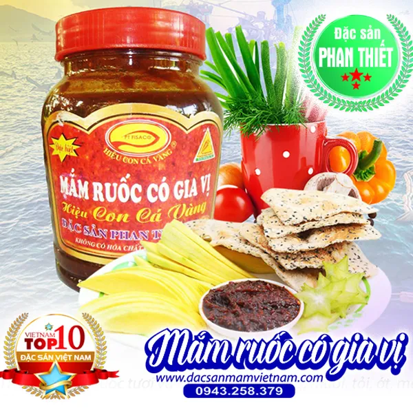 Ruốc có gia vị hiệu con cá vàng - Hủ 250g