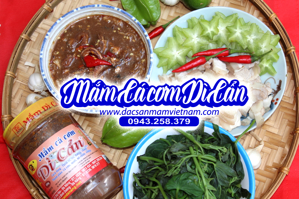 Mắm cá cơm Dì Cẩn - Đặc sản Đà Nẵng