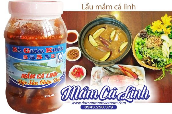 Mắm cá linh nấu lẩu