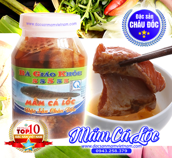 Mắm cá lóc Bà Giáo Khỏe 55555