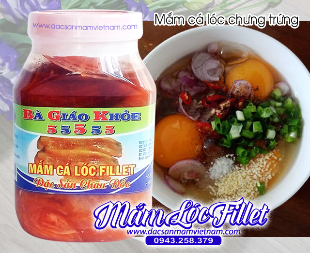 Mắm cá lóc chưng trứng vịt
