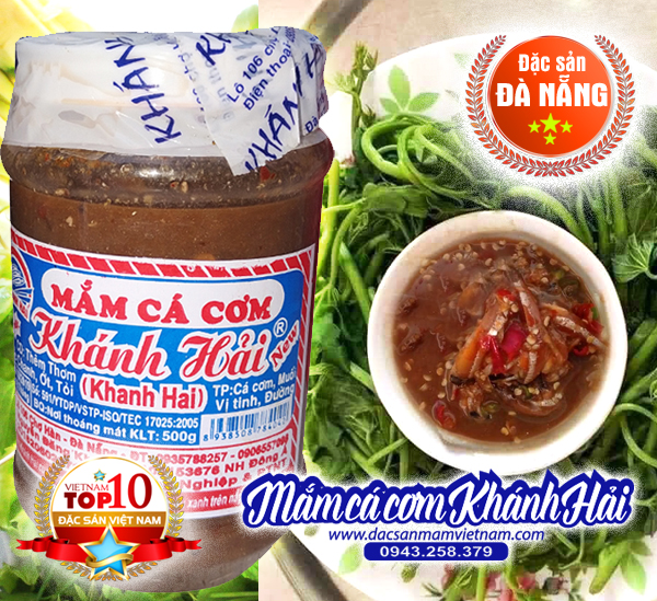 Mắm cá cơm Khánh hải thương hiệu nổi tiếng Đà Nẵng