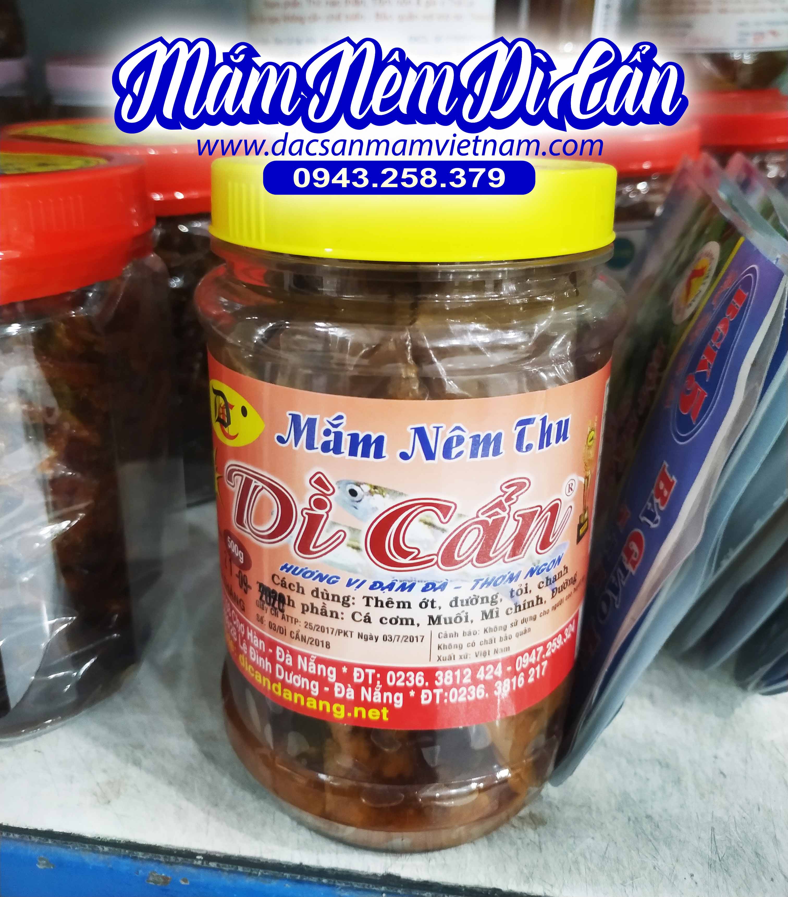 Mắm nêm thu Dì Cẩn ngon