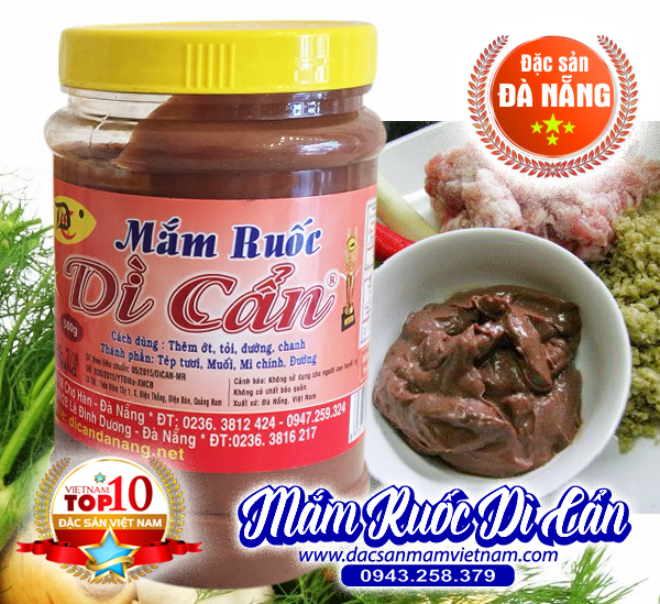 Mắm ruốc Dì Cẩn Đà Nẵng