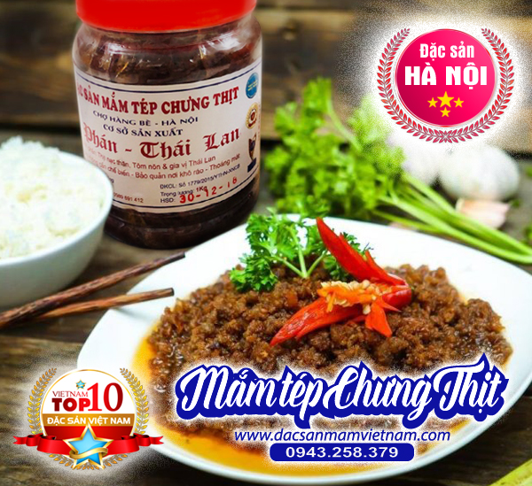 Mắm tép chưng thit Bà Phán Thái Lan
