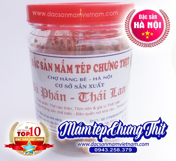 Mắm tép chưng thit Hàng Bè