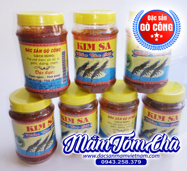 Mắm tôm chà Gò Công hiệu Kim Sa - hủ 250g