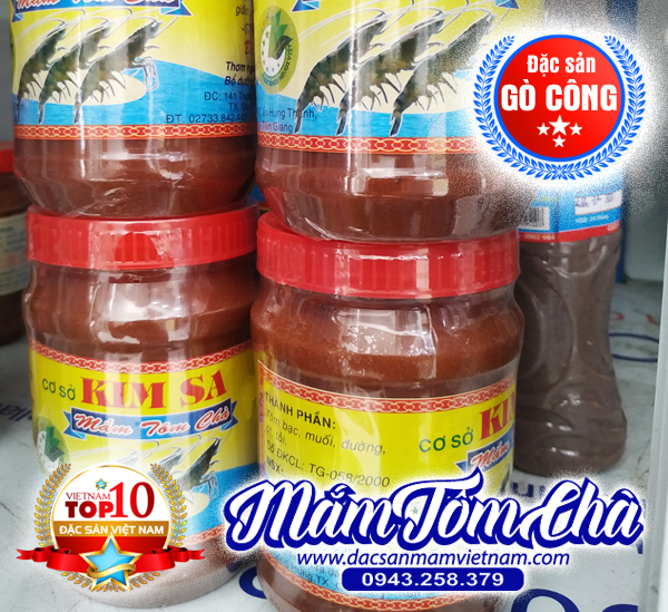 Mắm tôm chà Kim Sa hủ lớn