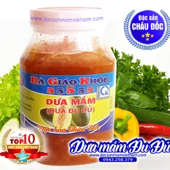 Mắm dưa đu đủ - Châu Đốc An Giang