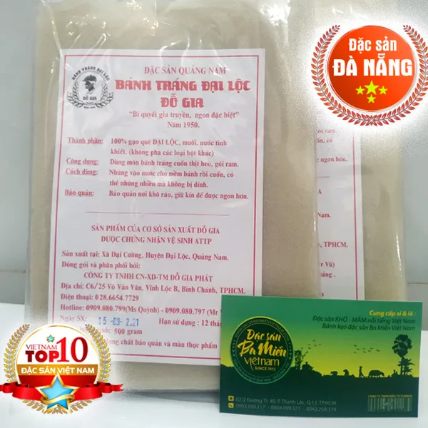 Bánh tráng Đại Lộc -  Đặc sản Quảng Nam
