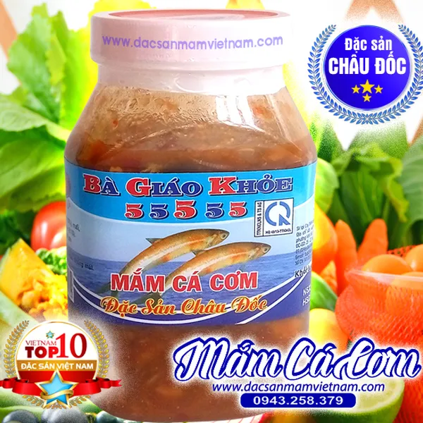 Mắm cá cơm Bà Giáo Khỏe - Đặc Sản Châu Đốc