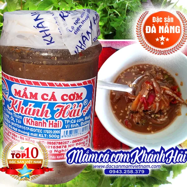 Mắm cá cơm Khánh Hải - Đặc sản Đà Nẵng