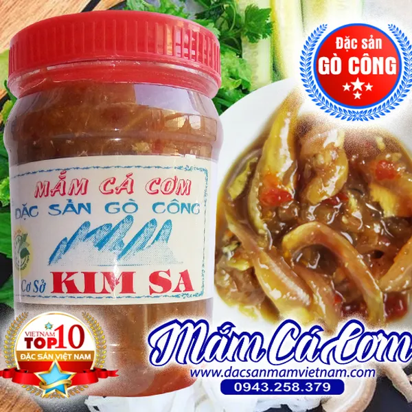 Mắm cá cơm Kim Sa - Đặc sản Gò Công