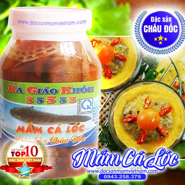 Mắm cá lóc Bà Giáo Khỏe - Đặc Sản Châu Đốc