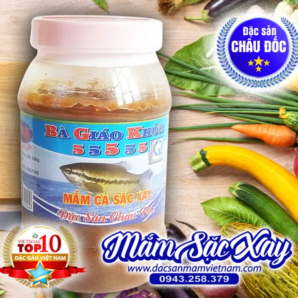 Mắm cá sặc xay - Đặc sản Châu Đốc