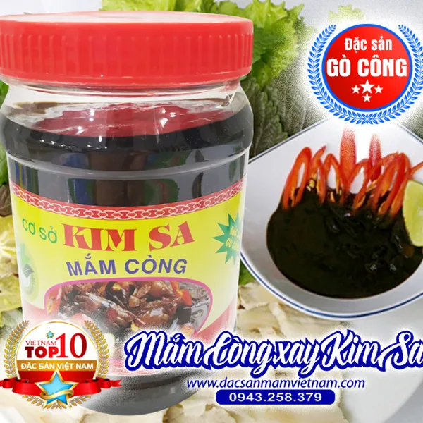 Mắm còng xay nhuyễn - Đặc sản Gò Công