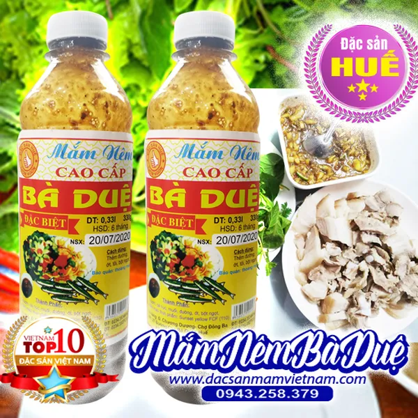 Mắm nêm Bà Duệ - Đặc sản Huế