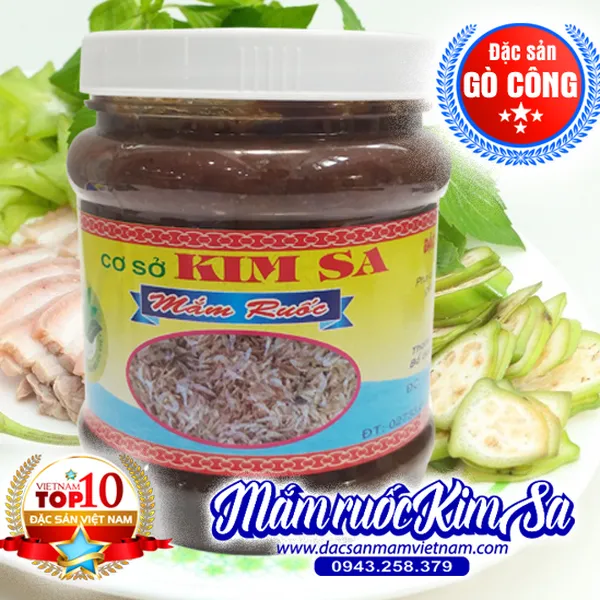 Mắm ruốc Kim Sa - Đặc sản Gò Công
