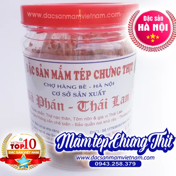 Mắm tép chưng thịt Hàng Bè - Hà Nội