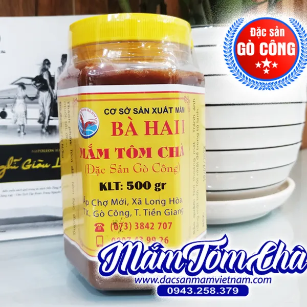 - Mắm tôm chà bà Hai Gò Công - Hủ 500g