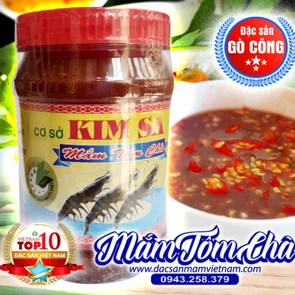 Mắm tôm chà Kim Sa hủ 500g