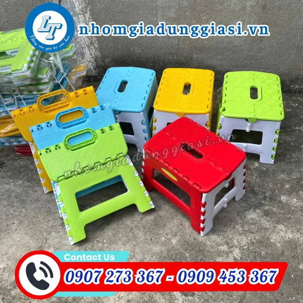 GHẾ NHỰA XẾP MINI