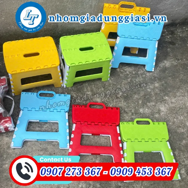 GHẾ NHỰA XẾP MINI