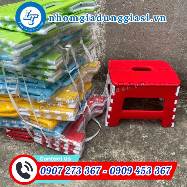 GHẾ NHỰA XẾP MINI