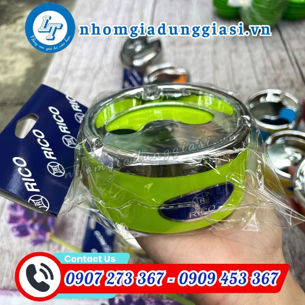 GẠT TÀN THUỐC NHỰA CÓ NẮP XOAY