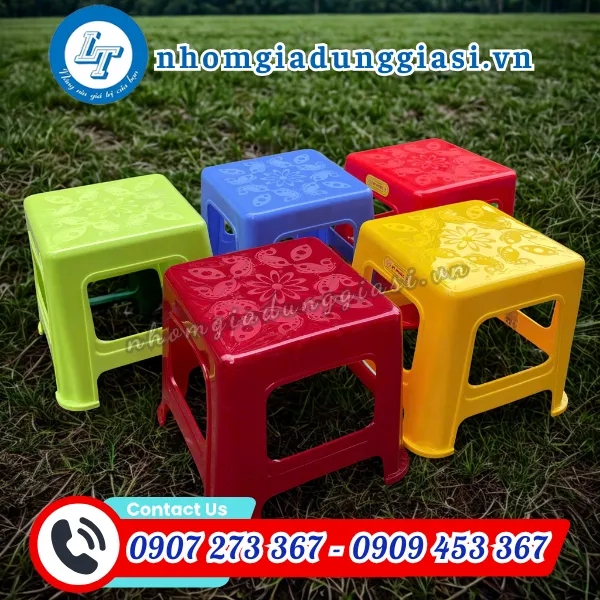 GHẾ NHỰA LÙN ĐẠI 