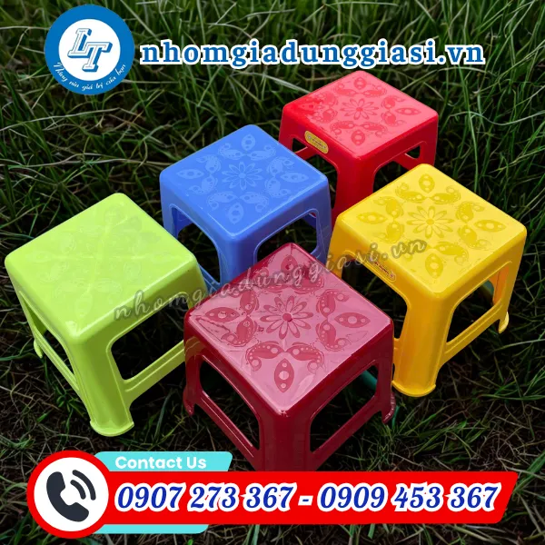 GHẾ NHỰA LÙN ĐẠI 