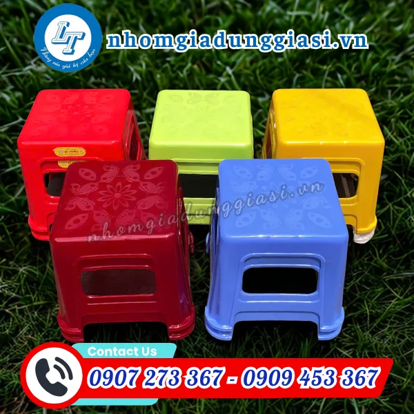 GHẾ NHỰA LÙN ĐẠI 