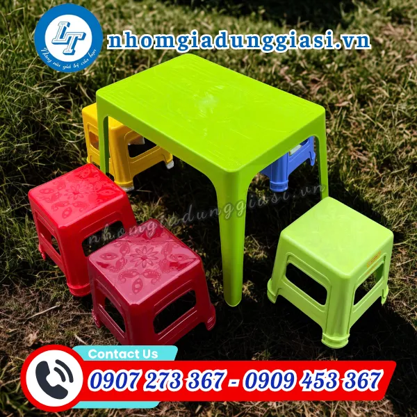 GHẾ NHỰA LÙN ĐẠI 