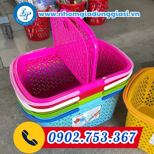 GIỎ 2 QUAI CÓ NẮP