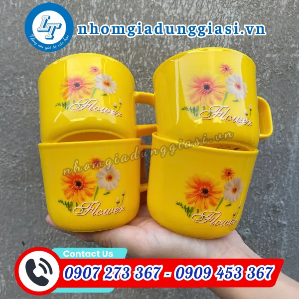 LY NHỰA BÔNG CÓ QUAI 