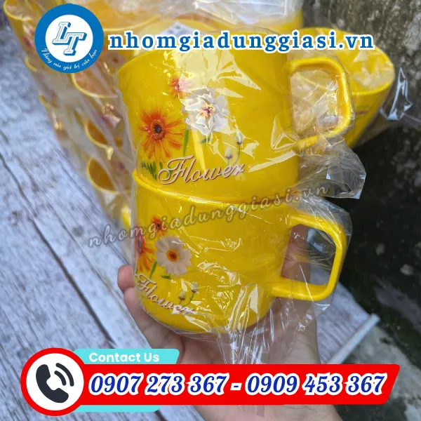 LY NHỰA BÔNG CÓ QUAI 