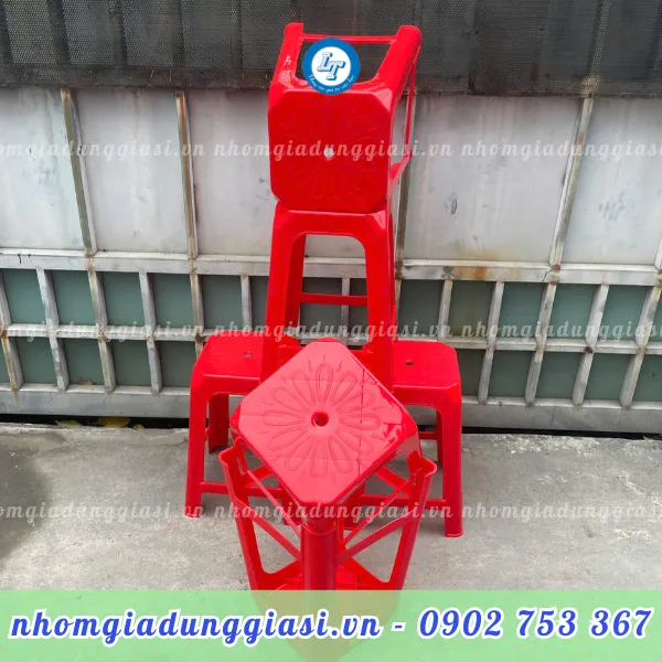 GHẾ NHỰA CAO BÔNG