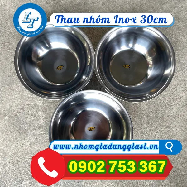 THAU NHÔM INOX 30CM