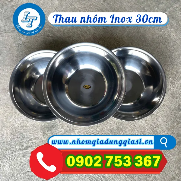 THAU NHÔM INOX 30CM