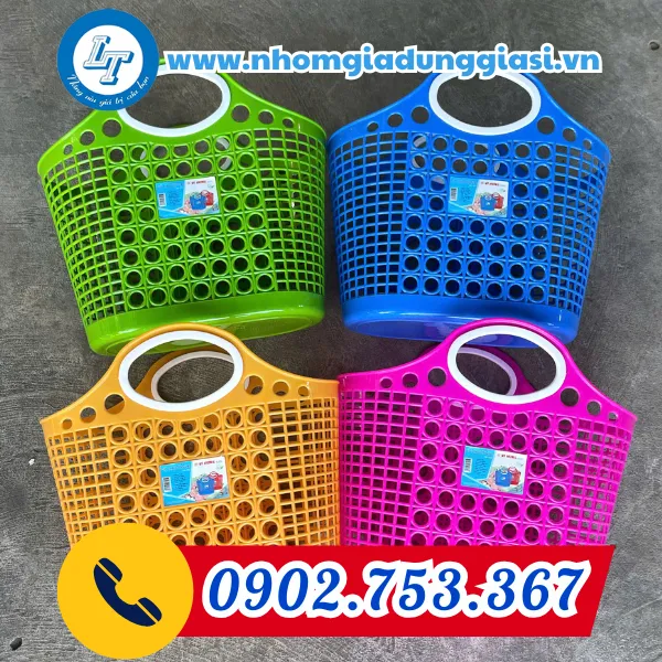 GIỎ ĐI CHỢ 2 QUAI THÁI LỚN