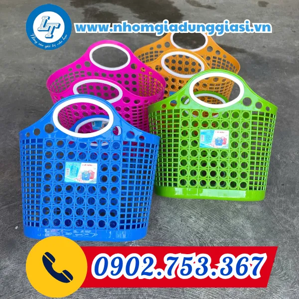 GIỎ ĐI CHỢ 2 QUAI THÁI LỚN