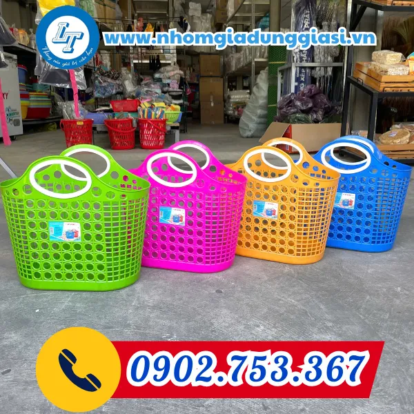 GIỎ ĐI CHỢ 2 QUAI THÁI LỚN